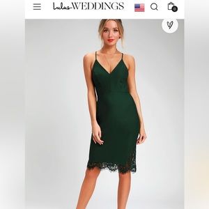 Emerald green bodycon dress